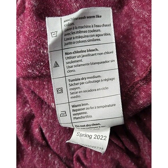 Carhartt Loose Fit T-Shirt, Sz Medium,  Maroon/Red/White - Picture 9 of 9